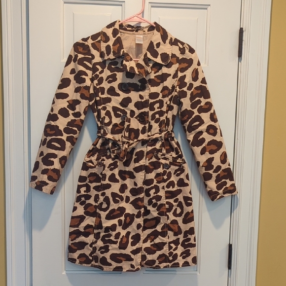 Gymboree Other - Gymboree Ready, Dress, Go! Leopard Trench Coat